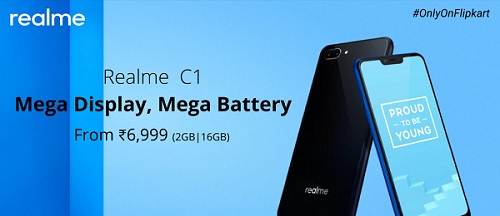 India Desire : Realme C1 Flipkart Price @Rs 6999: Buy In Open Sale, Specifications & Buy Online In India